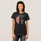 Gewoon het Tip I Promise Archery-ontwerp T-shirt (Voorkant volledig)