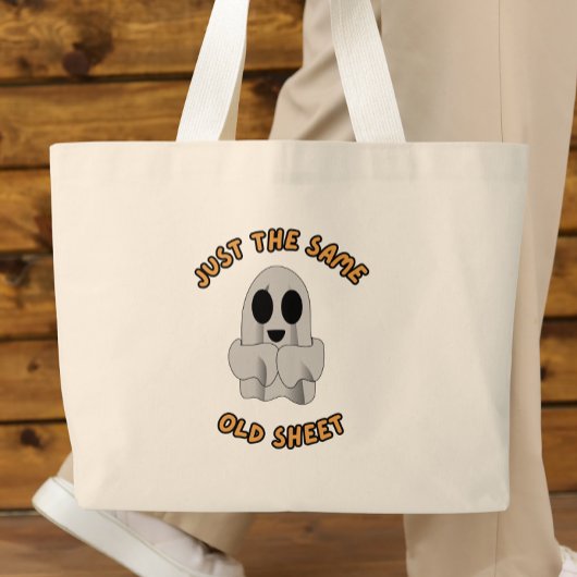 Gewoon hetzelfde oude laken grote tote bag