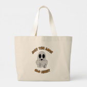 Gewoon hetzelfde oude laken grote tote bag (Achterkant)