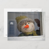 gewoon " hi " zeggen briefkaart (Voorkant / Achterkant)