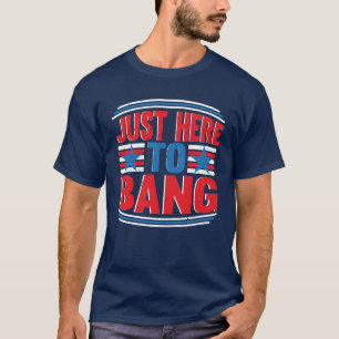 Gewoon hier om de vierde patriottische T-Shirt van