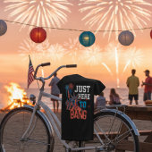 Gewoon hier om grafisch grappig te knallen 4 juli t-shirt