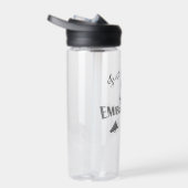 Gewoon hier om mijn Kind in verlegenheid te brenge Waterfles (Rechts)