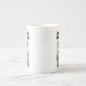 Gewoon hier om ravage aan te richten porselein kop (Voorkant)