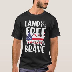 Gewoon hier om vuurwerk te blazen, Amerikaanse vla T-shirt
