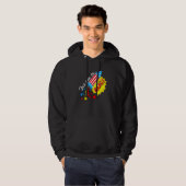 Gewoon hier om vuurwerk te blokkeren op 4 juli.. hoodie (Voorkant volledig)