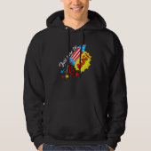 Gewoon hier om vuurwerk te blokkeren op 4 juli.. hoodie (Voorkant)