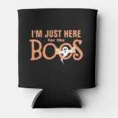 Gewoon hier voor de Boos Funny Halloween Pun Beer Blikjeskoeler (Voorkant)