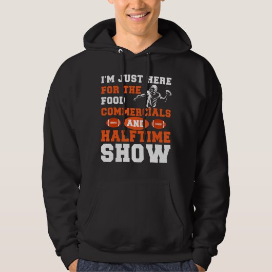 Gewoon hier voor de levensmiddelenhandel, Halftime Hoodie (Voorkant)