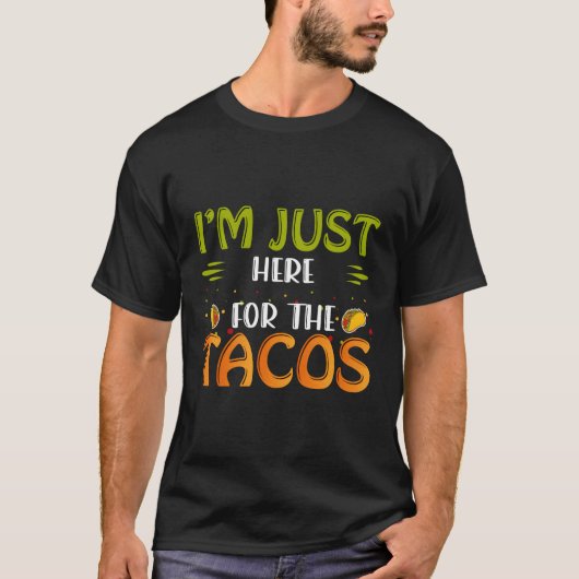 Gewoon hier voor de TACOS 4 juli T-shirt (Voorkant)