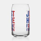 Gewoon hier voor het vuurwerk grappig voor een paa blikvorm glas (Links)