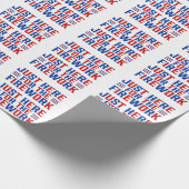 Gewoon hier voor het vuurwerk grappig voor een paa cadeaupapier (Hoek)