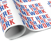 Gewoon hier voor het vuurwerk grappig voor een paa cadeaupapier (Rol Hoek)