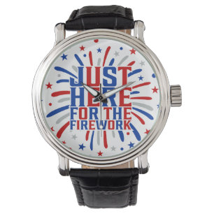 Gewoon hier voor het vuurwerk grappig voor een paa horloge