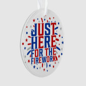 Gewoon hier voor het vuurwerk grappig voor een paa ornament (voorkant)