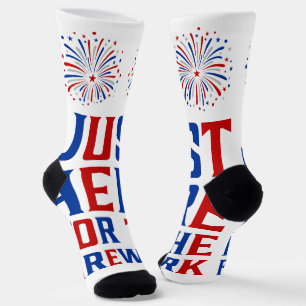 Gewoon hier voor het vuurwerk grappig voor een paa sokken