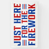 Gewoon hier voor het vuurwerk grappig voor een paa spandoek (Verticaal)