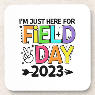 Gewoon hier voor Velddag 2023 Vredesbord Leraar St Bier Onderzetter