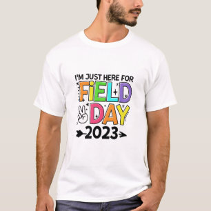 Gewoon hier voor Velddag 2023 Vredesbord Leraar St T-shirt