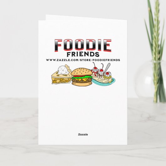 Gewoon hier zitten en aan je denken kaart (Achterkant)