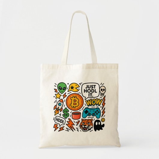 Gewoon Hodl Het Tote Bag (Voorkant)