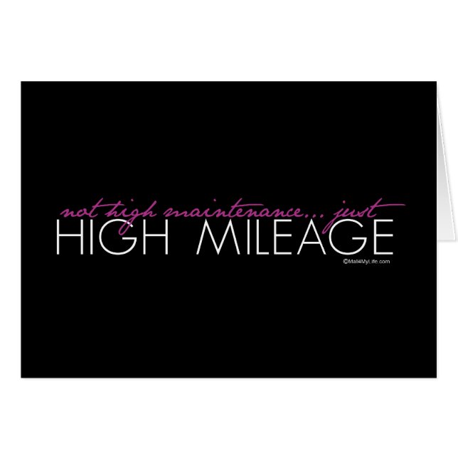 Gewoon hoge kilometerstand (Voorkant Horizontaal)