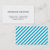 Gewoon hoge mode blauw streep persoonlijke bellen (Voorkant / Achterkant)