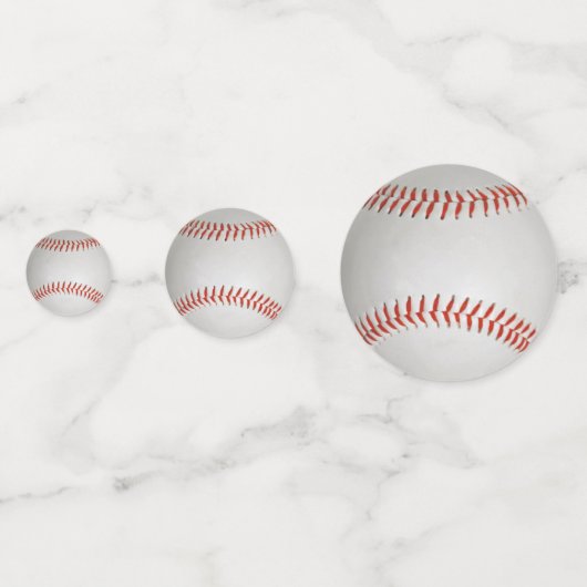 Gewoon honkbal confetti (Achterkanten)