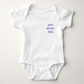Gewoon Honor God Baby Onezie Romper (Voorkant)