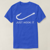 Gewoon hook het Vist T-shirt (Design voorkant)
