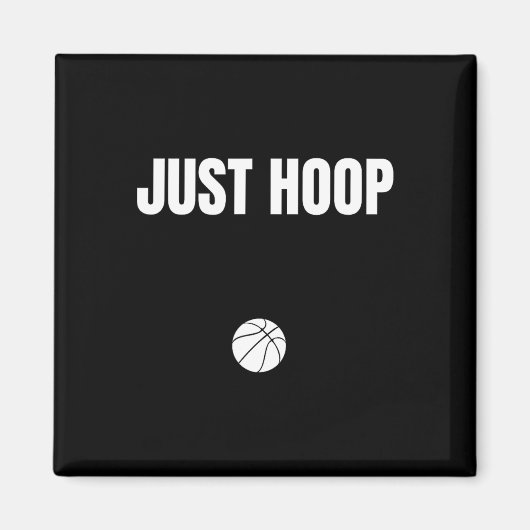 Gewoon Hoop Tee Magneet (Voorkant)