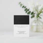 Gewoon houtaffect Witte stolling Visitekaartje (Staand voorkant)