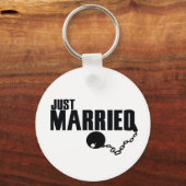 Gewoon huwelijksbal en ketting sleutelhanger (Voorkant)