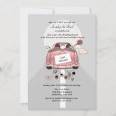 Gewoon huwelijksbericht over Brunch - Grijs Kaart (Voorkant)