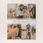 Gewoon huwelijksfotocollage legpuzzel (Verticaal)