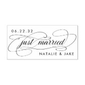 Gewoon huwelijkshuwelijk  zelfinktende stempel (Design)
