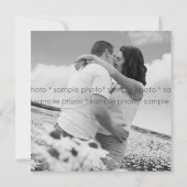 Gewoon huwelijkskoninklijke aankondiging van Carto (Achterkant)