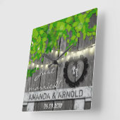 Gewoon huwelijkskoninklijke wandklok (Hoek)