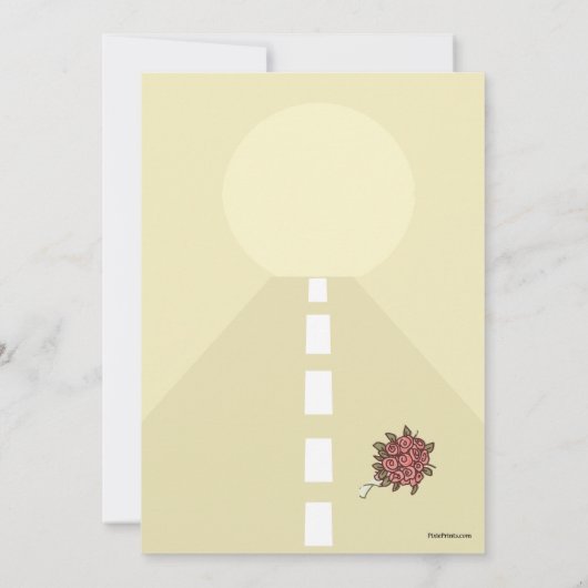 Gewoon huwelijkspostwedstrijd - Uitnodiging voor B (Achterkant)