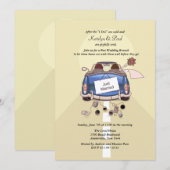 Gewoon huwelijkspostwedstrijd - Uitnodiging voor B (Voorkant / Achterkant)