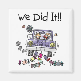 Gewoon huwelijkswagen magneet