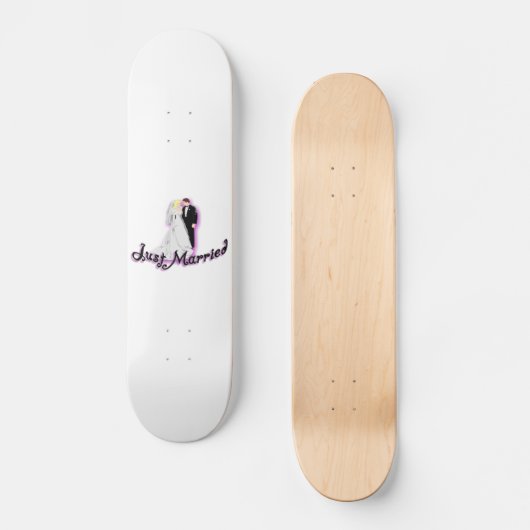 Gewoon huwelijksweddenschap persoonlijk skateboard (Voorkant)