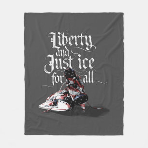 Gewoon Ice for All (Hockey) Vliegtuig Fleece Deken