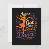 Gewoon iemand die van dansen houdt dansen aankondiging (Voorkant)