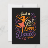 Gewoon iemand die van dansen houdt dansen aankondiging (Achterkant)