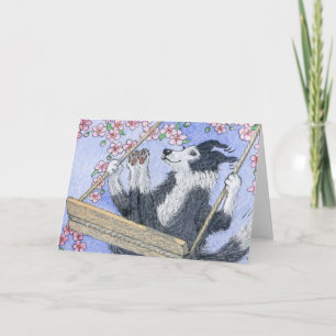 Gewoon in de bloesem zwaaien kaart