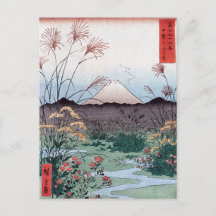 Gewoon in de provincie Kai, Hiroshige Japans Mt Fu Briefkaart
