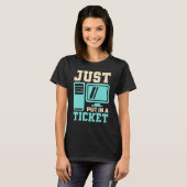 Gewoon in een ticket, helpdesk - Computer IT Tech T-shirt (Voorkant volledig)