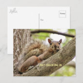 Gewoon inchecken om te zien hoe je Briefkaart bent (Voorkant / Achterkant)