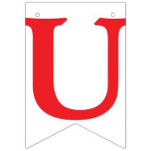 GEWOON INGESTELDE, rode tekst - hart, ring, en Pij Vlaggetjes (Tweede vlag)